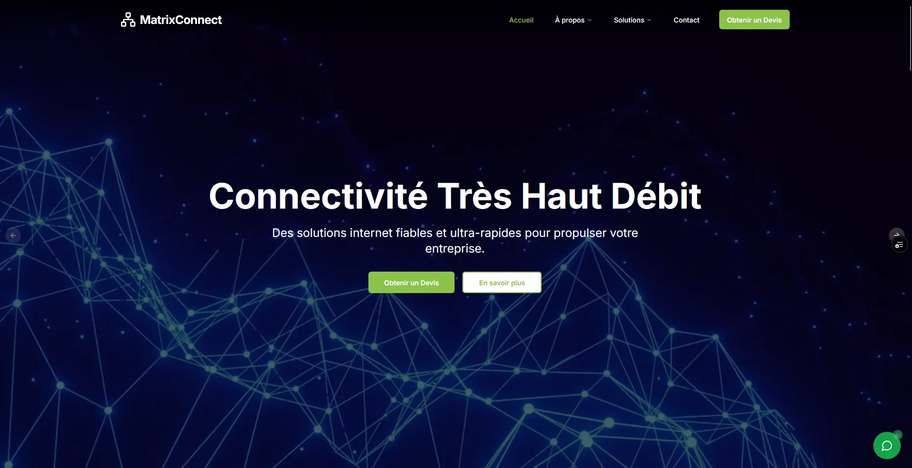 MatrixConnect home page